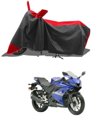 PAGORA Waterproof Two Wheeler Cover for Yamaha(R15S, Red, Black)