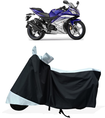 Tricway Two Wheeler Cover for Yamaha(YZF-R15 V2 BS6, White)