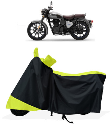 Tricway Two Wheeler Cover for Royal Enfield(Classic Gunmetal, Yellow)