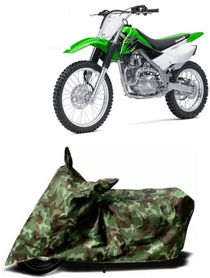 KPIND Waterproof Two Wheeler Cover for Kawasaki(KLX 140, Multicolor)
