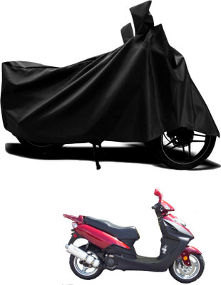 KEDIT Two Wheeler Cover for Mahindra(Flyte, Black)