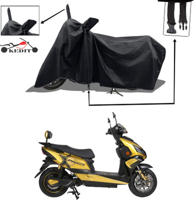KEDIT Two Wheeler Cover for Okinawa(Cruiser, Black)