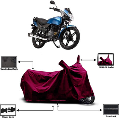 Amexride Two Wheeler Cover for LML(Freedom, Maroon)
