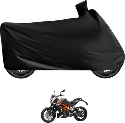 Auto Hub Waterproof Two Wheeler Cover for KTM(Duke 390, Black)