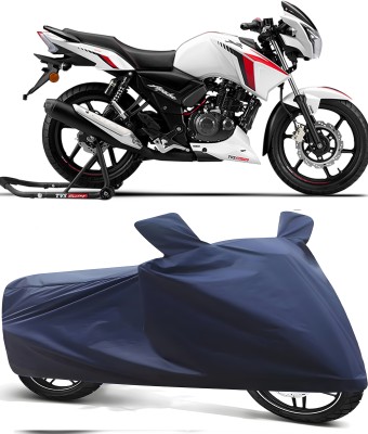 BbcMart Waterproof Two Wheeler Cover for TVS(Apache RTR 160, Blue)