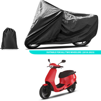 CODOKI Two Wheeler Cover for Ola(Black)