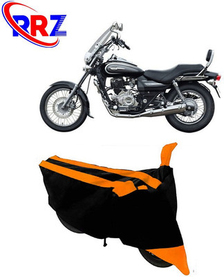 RRZ Waterproof Two Wheeler Cover for Bajaj(Avenger 220 DTS-i, Black, Orange)