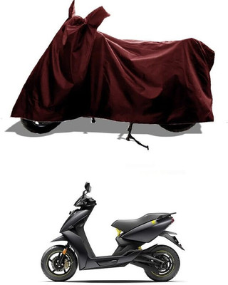 KEDIT Two Wheeler Cover for Ather(450 X, Maroon)