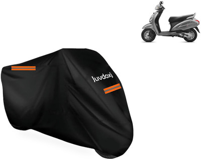 Juvdoxj Waterproof Two Wheeler Cover for Honda(Activa 4G, Black)