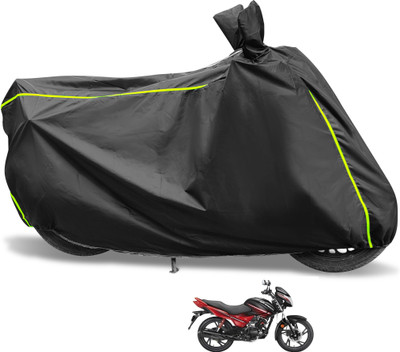 Euro Care Waterproof Two Wheeler Cover for Hero(Glamour, Black)