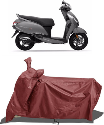 KANISHA ENTERPRISES Waterproof Two Wheeler Cover for TVS(Jupiter, Maroon)