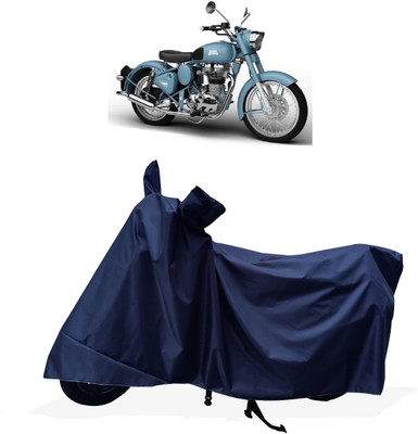 Tricway Two Wheeler Cover for Royal Enfield(Classic Squadron BS6, Blue)