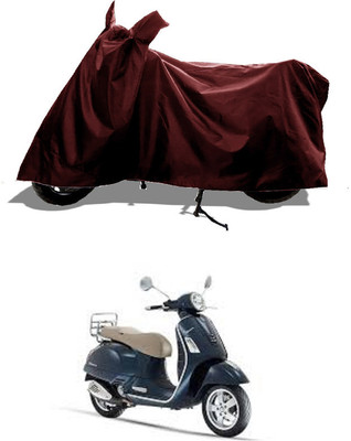 GROFATIK Two Wheeler Cover for Vespa(GTS 300 BS6, Maroon)