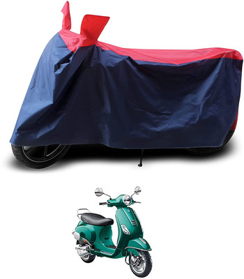 KEDIT Two Wheeler Cover for Piaggio(VXL 150 BS6, Red, Blue)