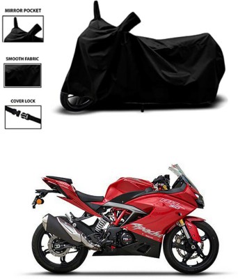 AUTOGARH Two Wheeler Cover for TVS(Apache RTR 160 4V, Black)