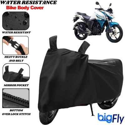 BigFly Two Wheeler Cover for Yamaha(FZ-S FI, Black)