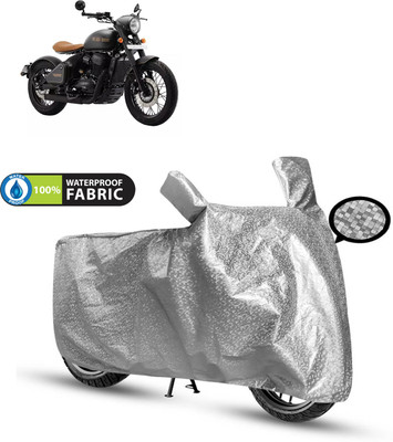 CODOKI Waterproof Two Wheeler Cover for JAWA(Perak, Silver)