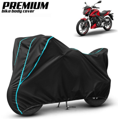 cappy Waterproof Two Wheeler Cover for Bajaj(Pulsar 160 NS DTS-i, Black)