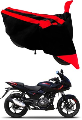 Furious3D Two Wheeler Cover for Bajaj(Pulsar 180F, Red, Black)