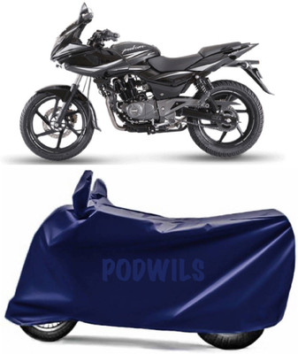 PODWILS Two Wheeler Cover for Bajaj(Pulsar 220F, Blue)