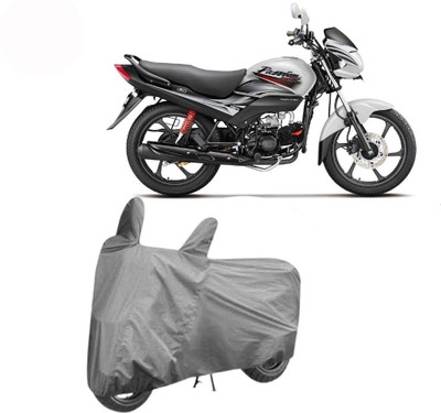 DeepShakshi AUTOMOTIVE Waterproof Two Wheeler Cover for Hero(Passion Pro i3S, Grey)
