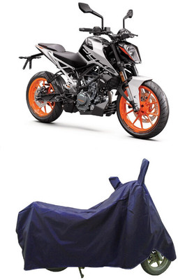 Coxtor Waterproof Two Wheeler Cover for KTM(Duke 200, Blue)