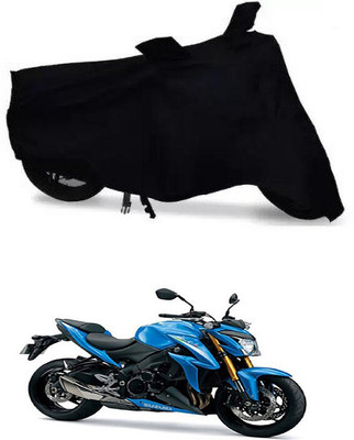 DeepShakshi AUTOMOTIVE Waterproof Two Wheeler Cover for Suzuki(GSX-S1000 ABS, Black)