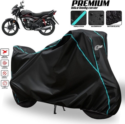AutoGalaxy Waterproof Two Wheeler Cover for Honda(CB Shine SP, Black)