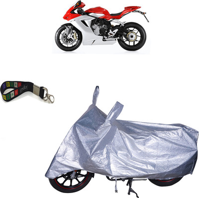 UKIGAL Waterproof Two Wheeler Cover for MV Agusta(BS6, Silver)