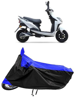 Mdstar Waterproof Two Wheeler Cover for Vespa(Elettrica BS6, Blue)
