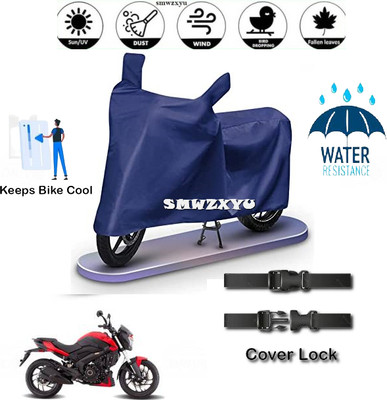 smwzxyu Waterproof Two Wheeler Cover for Bajaj(Dominar 250, Blue)
