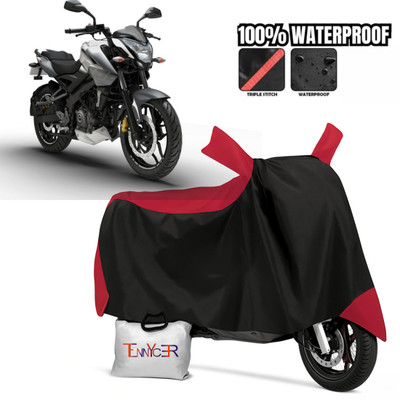 TENNYCER Waterproof Two Wheeler Cover for Bajaj(Dominar 250, Red, Black)
