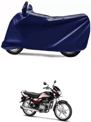 RAQTRO Two Wheeler Cover for Hero(HF Deluxe BS6, Blue)