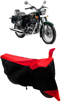 KEDIT Two Wheeler Cover for Royal Enfield(Bullet 500, Red)