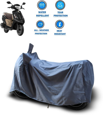 CODOKI Two Wheeler Cover for TVS(Scooty, Grey)