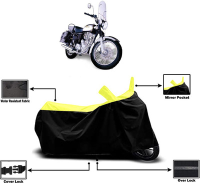 Amexride Two Wheeler Cover for Royal Enfield(Machismo 350, Yellow)