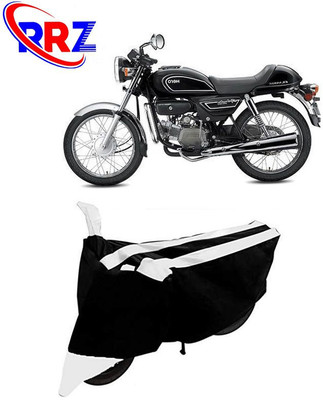 RRZ Waterproof Two Wheeler Cover for Hero(Splendor Pro Classic, Black, White)