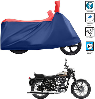 CODOKI Waterproof Two Wheeler Cover for Royal Enfield(Bullet 350, Red)
