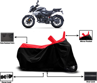 Amexride Two Wheeler Cover for Bajaj(Pulsar 160 NS DTS-i, Red)