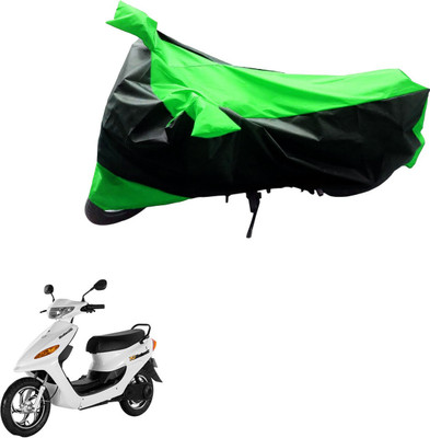 Mdstar Waterproof Two Wheeler Cover for Indus(Yo, Black, Green)