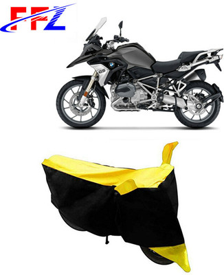 FFZ Waterproof Two Wheeler Cover for BMW(R 1200 GS, Black, Yellow)
