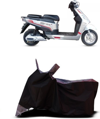 VESMEI Two Wheeler Cover for Hero(Electric NYX e5 BS6, Grey)