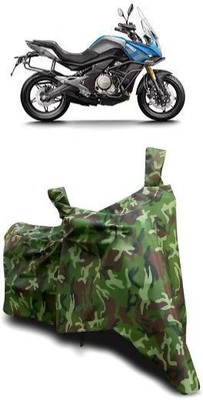 ATBROTHERS Waterproof Two Wheeler Cover for CFMoto(650MT, Multicolor, Green)