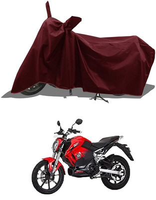 SK AUTO Waterproof Two Wheeler Cover for Revolt(Motors RV 400, Maroon)