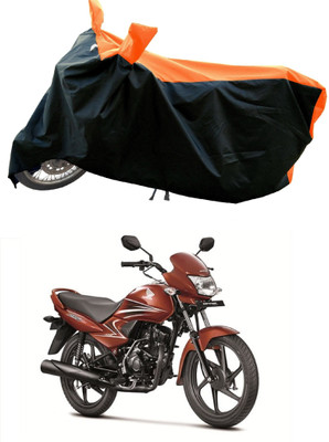 Mdstar Waterproof Two Wheeler Cover for Honda(Dream Yuga, Orange)