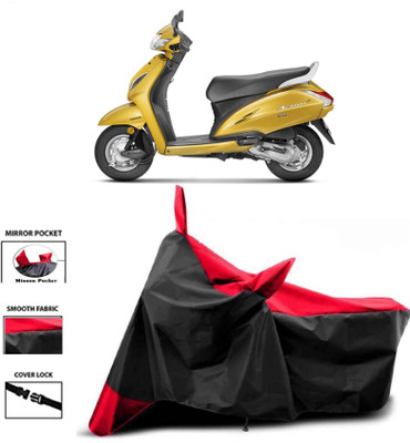 HWSXQAE Two Wheeler Cover for Honda(Red, Black)