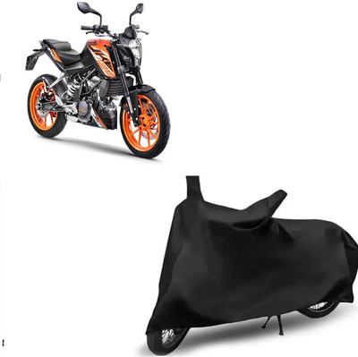 Aarav Moto Waterproof Two Wheeler Cover for KTM(390 Duke, Black)