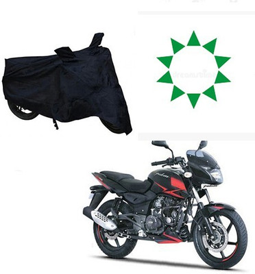 DeepShakshi AUTOMOTIVE Waterproof Two Wheeler Cover for Bajaj(Pulsar 180 DTS-i, Black)