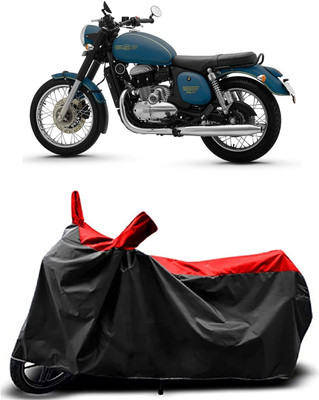 Fastak Two Wheeler Cover for JAWA(Forty Eight, Red)
