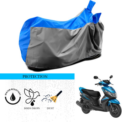 ANTHUB Waterproof Two Wheeler Cover for Yamaha(Ray Z, Grey, Blue)